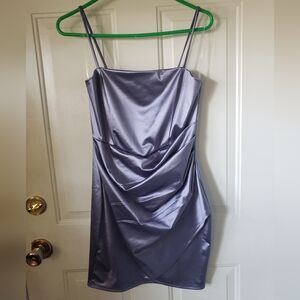 Purple cocktail dress